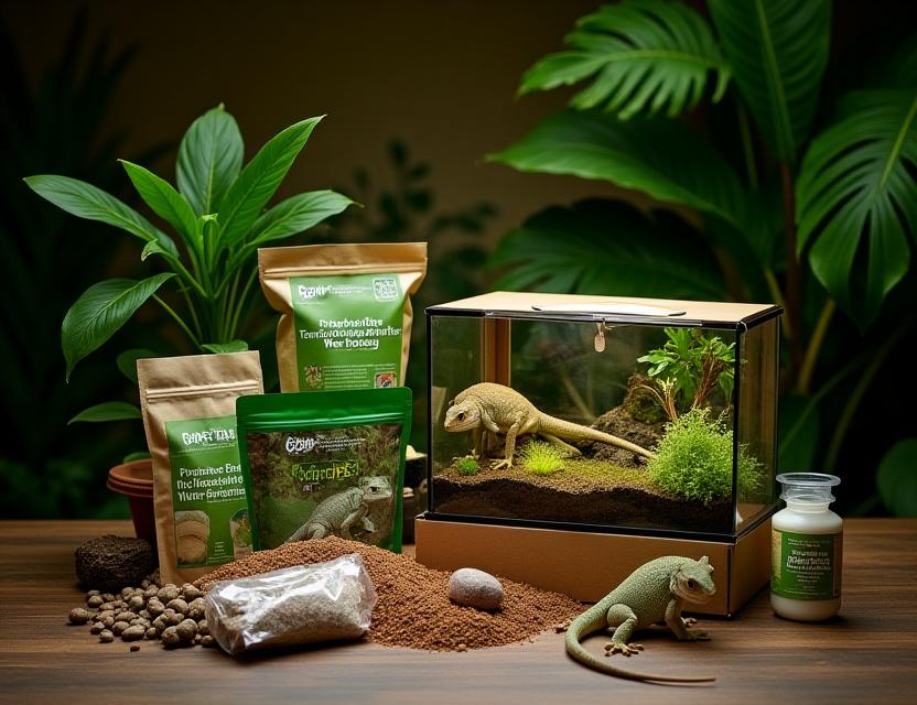 Crested gecko bioactive terrarium kit
