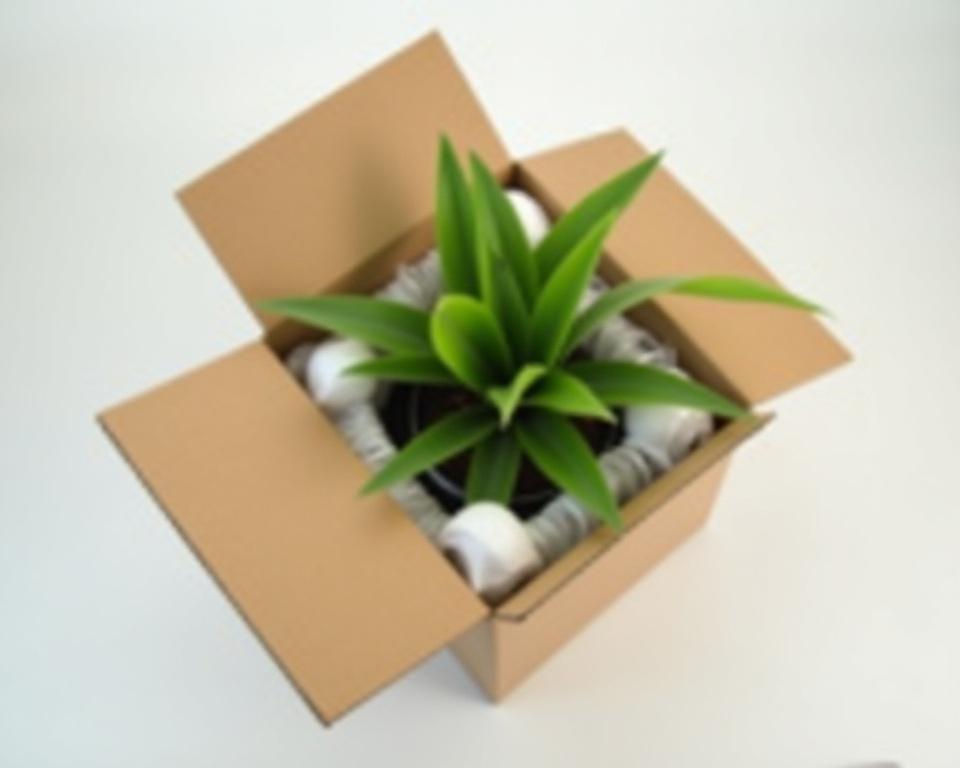 Safe plant packaging for delivery